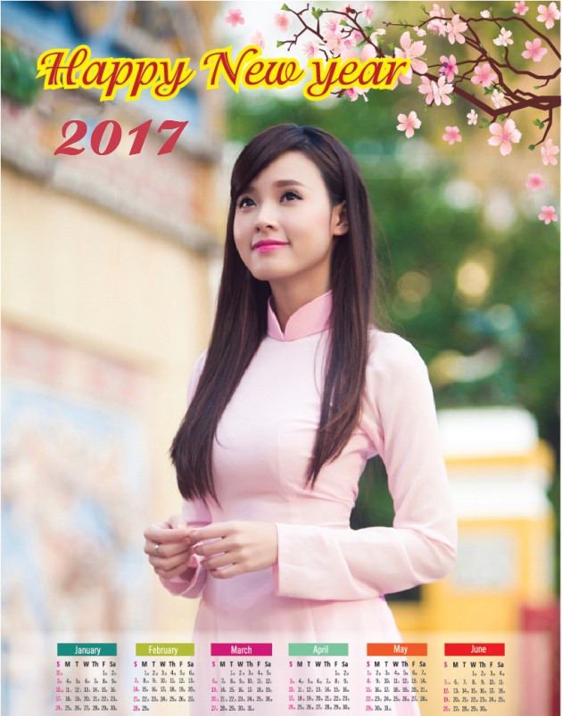 In lịch tết 2017 đẹp tại Hà Nội